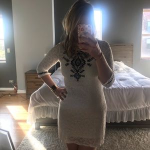 Off white lace dress